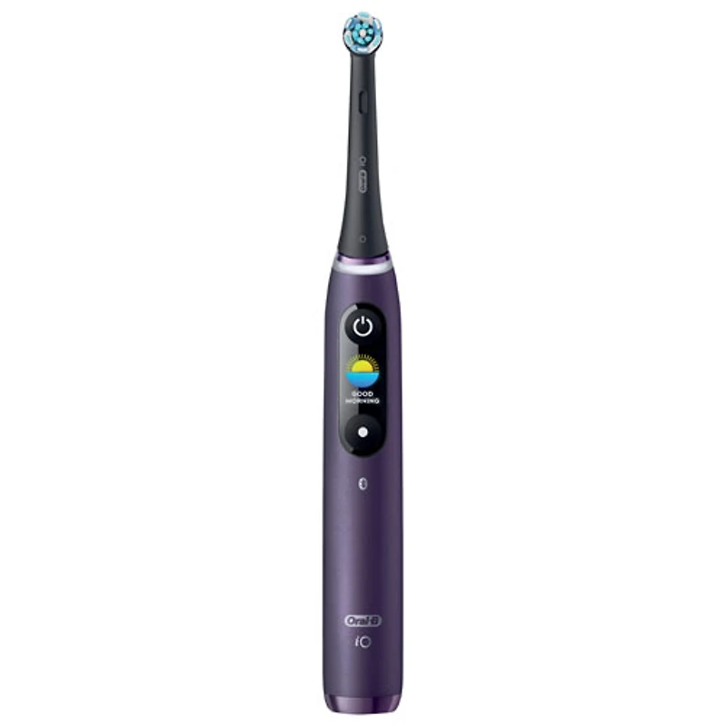 Brosse à dents électrique intelligente iO de série 8 d'Oral-B (iO M8.3B2.2B) - Violet amétrine