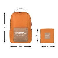 Sac à dos de voyage pliable de Nicci - Jaune