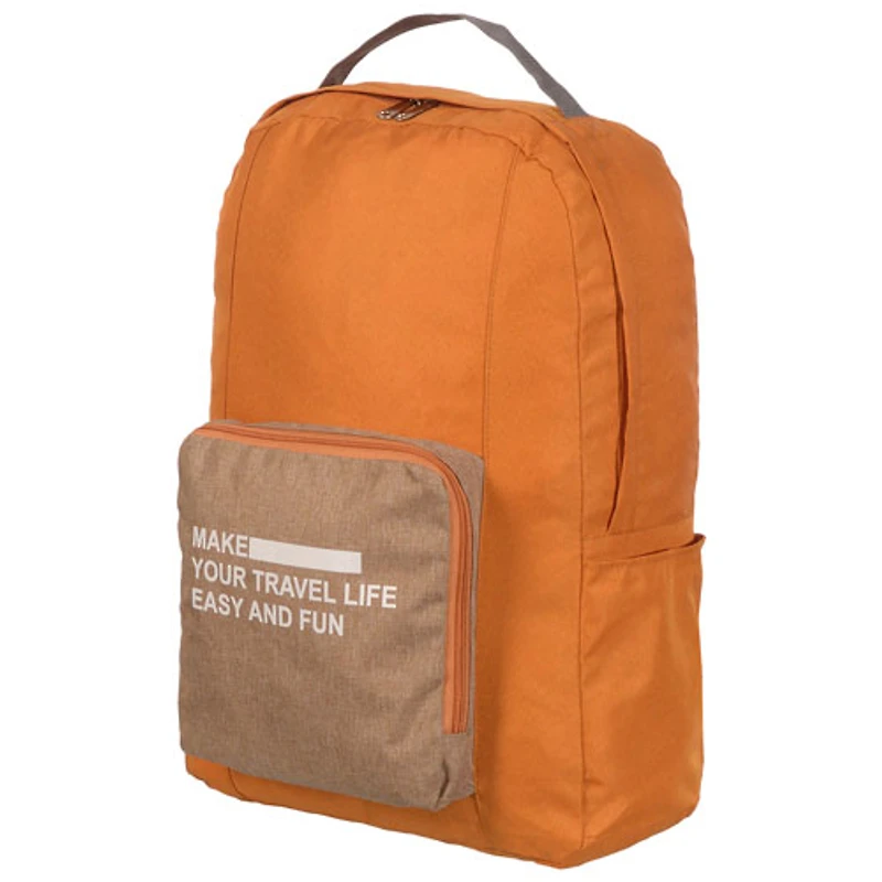 Sac à dos de voyage pliable de Nicci - Jaune