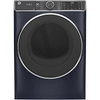 GE 7.8 Cu. Ft. Large Capacity Stackable Electric Dryer with Moisture Sensing, PowerSteam, Energy Star & Wi-Fi (GFD85ESMNRS) - Sapphire Blue