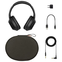 Sony WH-1000XM4 Over-Ear Noise Cancelling Bluetooth Headphones - Black