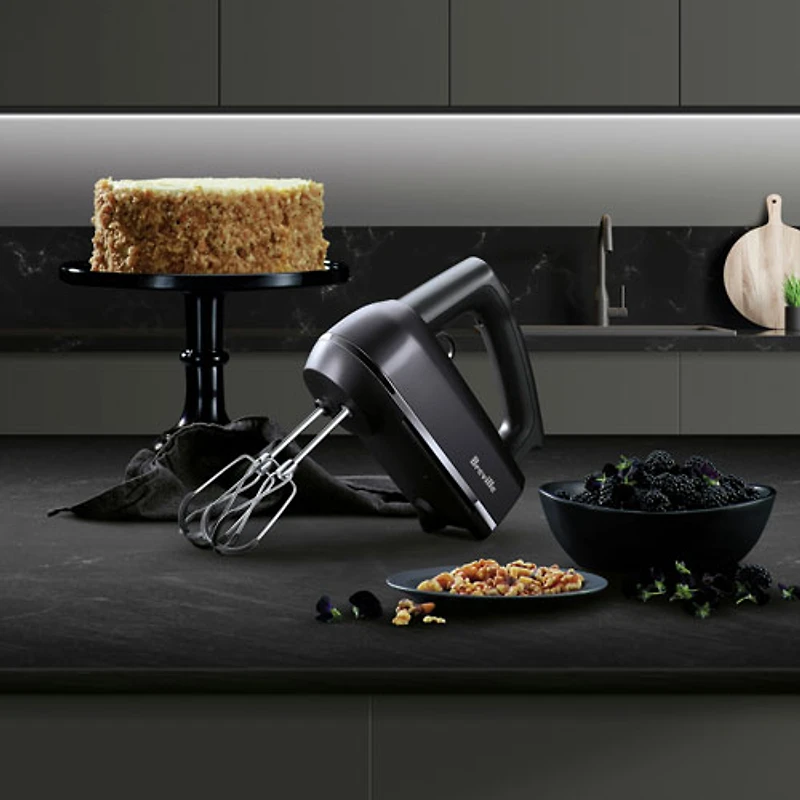 Breville Handy Mix Scraper Hand Mixer (BHM800BTR1ACA1) - Black Truffle