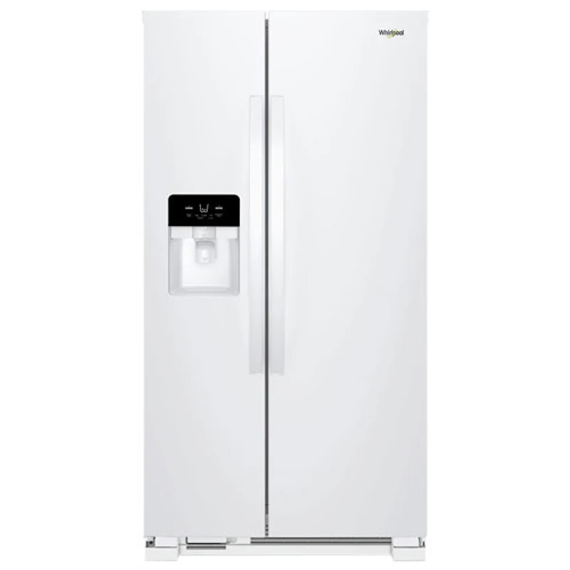 Whirlpool 33" 21.4 Cu. Ft. Side-By-Side Refrigerator (WRS331SDHW) - White - Open Box - Perfect Condition