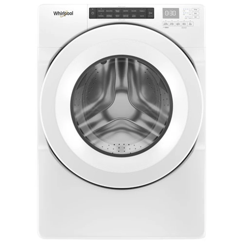 Open Box (Perfect Condition) - Whirlpool 5.0 Cu. Ft. (IEC) Front Load Washer with Sanitize Cycle and Turbo/Speed Wash - Energy Star (WFW560CHW) - White