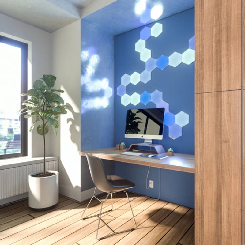 Panneaux lumineux hexagonaux de Nanoleaf - Extension - 3 panneaux