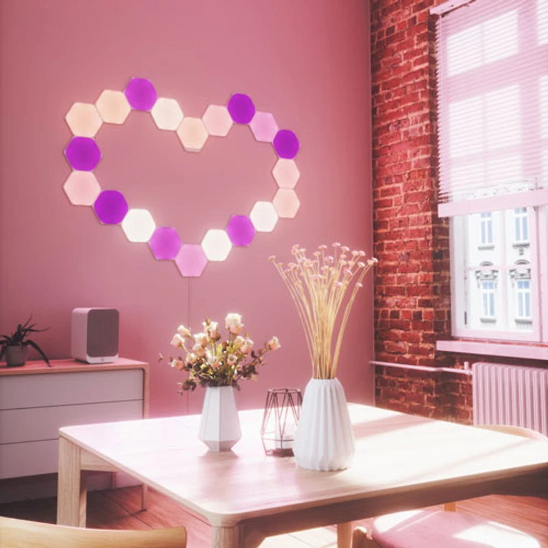 Panneaux lumineux hexagonaux de Nanoleaf - Extension - 3 panneaux