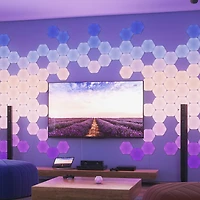 Panneaux lumineux hexagonaux de Nanoleaf - Extension - 3 panneaux