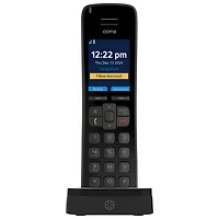 Ooma Telo Internet Home Phone Service with 1 Cordless Handset – Black