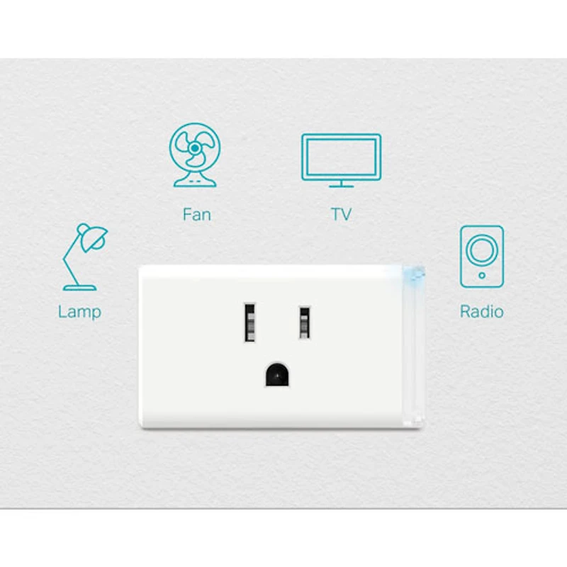 Petite prise intelligente Wi-Fi Kasa de TP-Link - Ensemble de 3