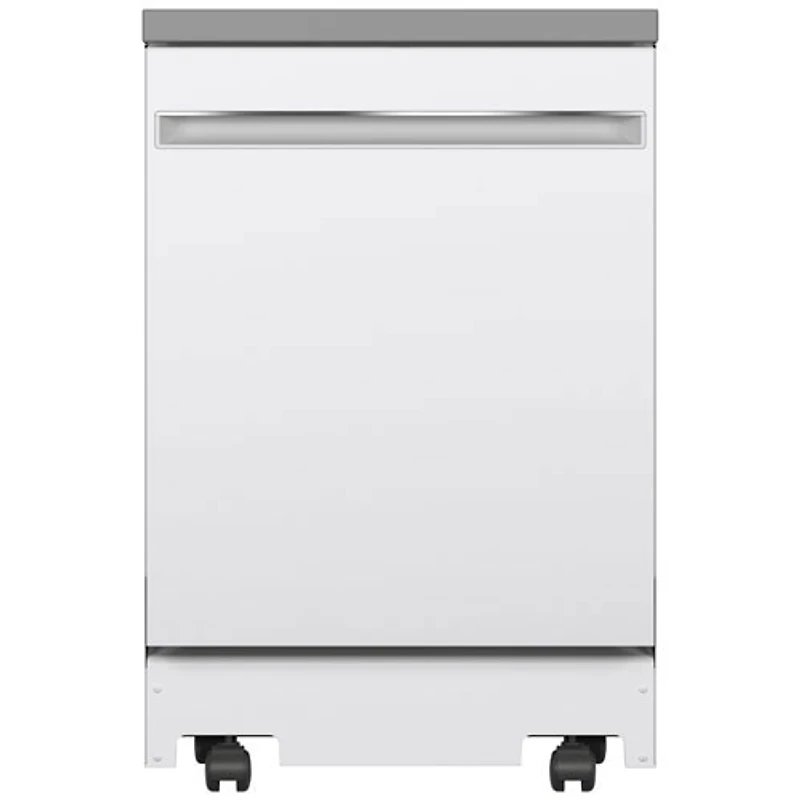 GE 23.62'' 58dB Portable Dishwasher (GPT225SGLWW) - White - Open Box - Perfect Condition