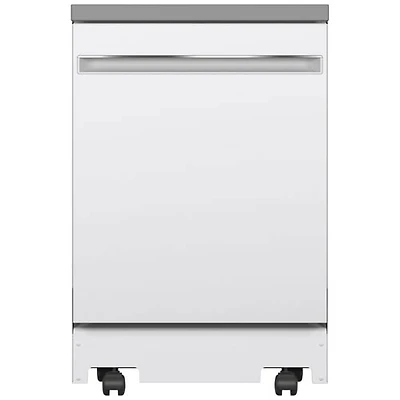 GE 23.62'' 58dB Portable Dishwasher (GPT225SGLWW) - White - Open Box - Perfect Condition