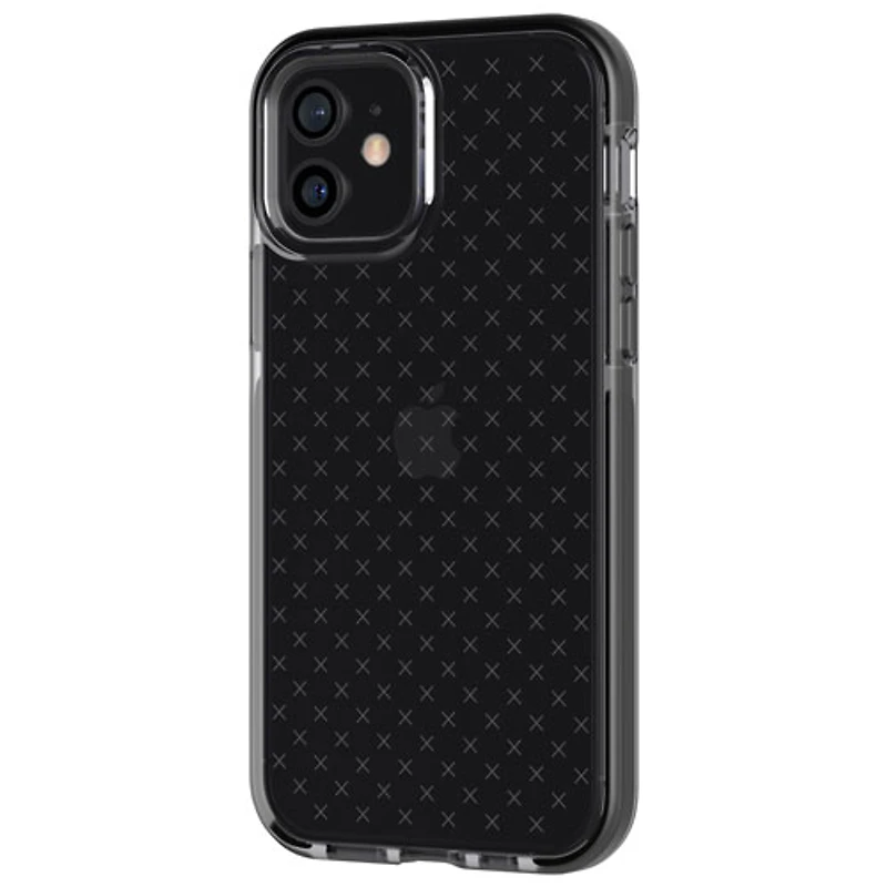 Étui souple ajusté Evo Check de tech21 pour iPhone 12/12 Pro - Noir