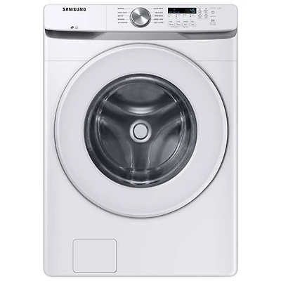Samsung 5.2 Cu. Ft. HE Front Load Washer (WF45T6000AW/A5) - White - Open Box - Scratch & Dent