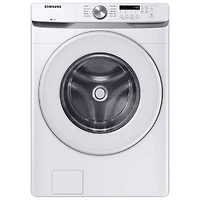 Samsung 5.2 Cu. Ft. HE Front Load Washer (WF45T6000AW/A5) - White - Open Box - Scratch & Dent