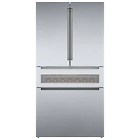 Bosch 36" 21.2 Cu. Ft. French Door Refrigerator with Ice Dispenser (B36CL81ENG) - Stainless Steel