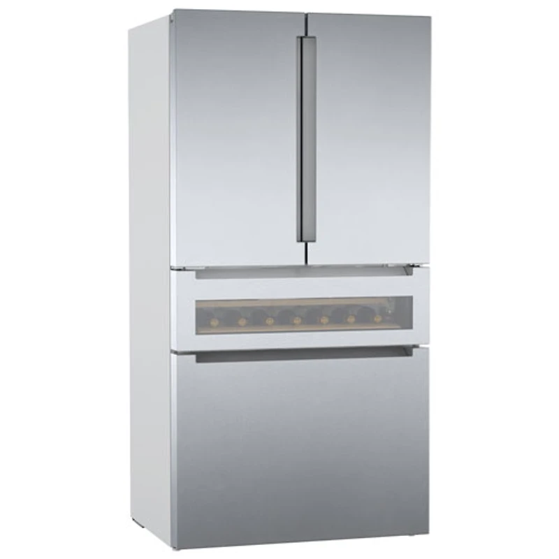 Réfrigérateur à deux portes 21,2 pi³ 36 po avec distributeur de glace de Bosch (B36CL81ENG) - Inox