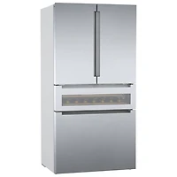Réfrigérateur à deux portes 21,2 pi³ 36 po avec distributeur de glace de Bosch (B36CL81ENG) - Inox