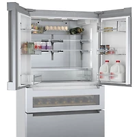 Bosch 36" 21.2 Cu. Ft. French Door Refrigerator with Ice Dispenser (B36CL81ENG) - Stainless Steel