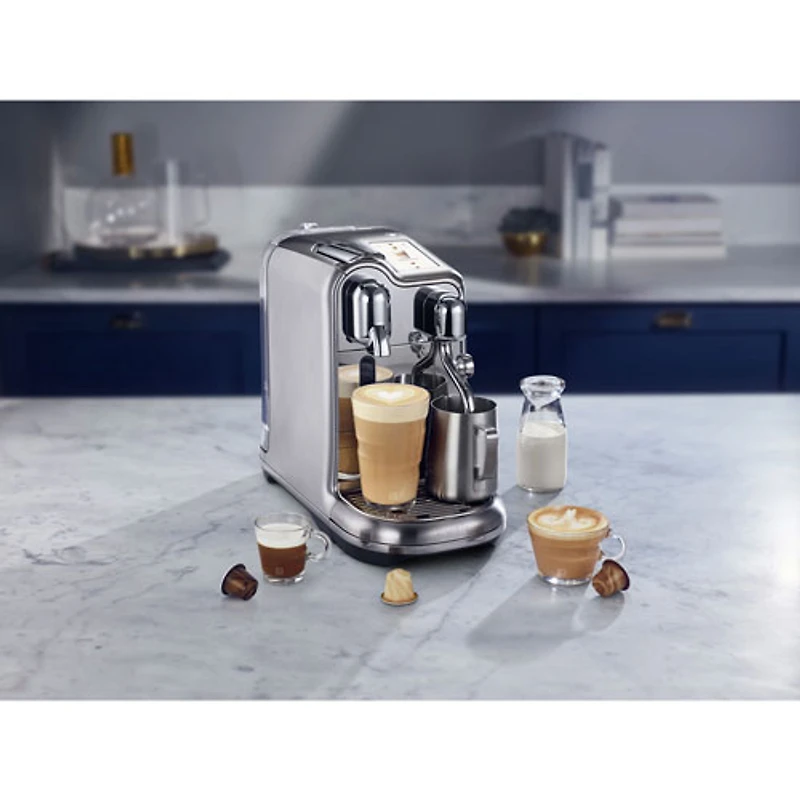 Machine à expresso Nespresso Creatista Pro Pod par Breville - Acier inoxydable brossé