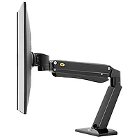 North Bayou 27" - 40" Desk Dual-Arm Flexi-Monitor Mount - Black