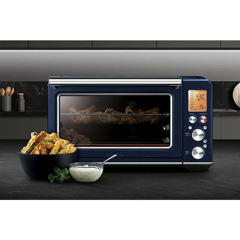 Breville Smart Oven Air Fry Convection Toaster Oven - 0.8 Cu. Ft./22.7L - Damson Blue