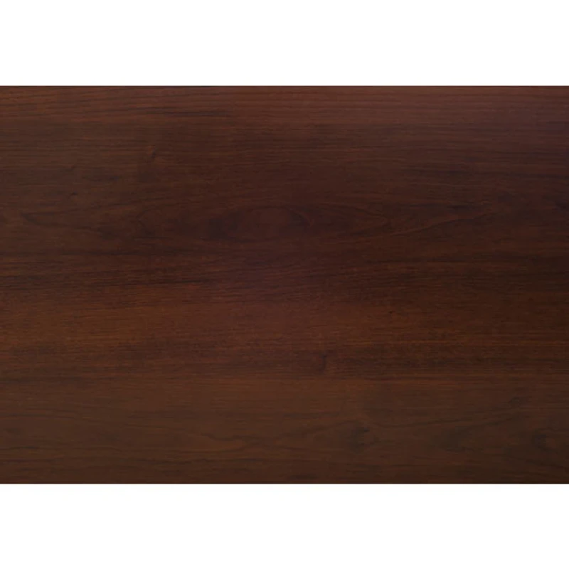 Monarch Rounded Contemporary 3-Piece Rectangular Coffee Table Set & End Tables Set - Cherry