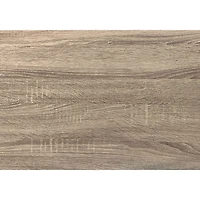 Monarch Contemporary 3-Piece Coffee Table & End Tables Set with Half Shelves - Taupe/Black