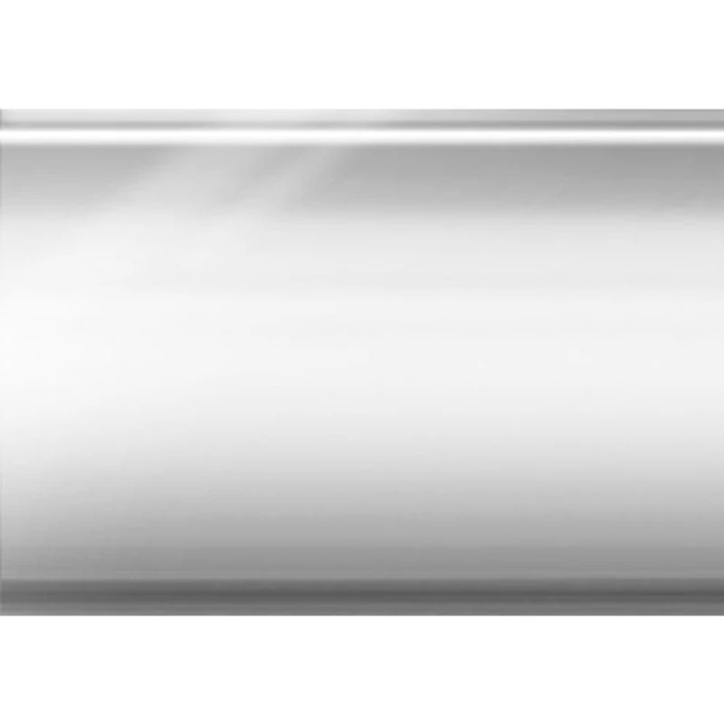 Monarch Modern Rectangular Coffee Table with Tempered Glass - Chrome