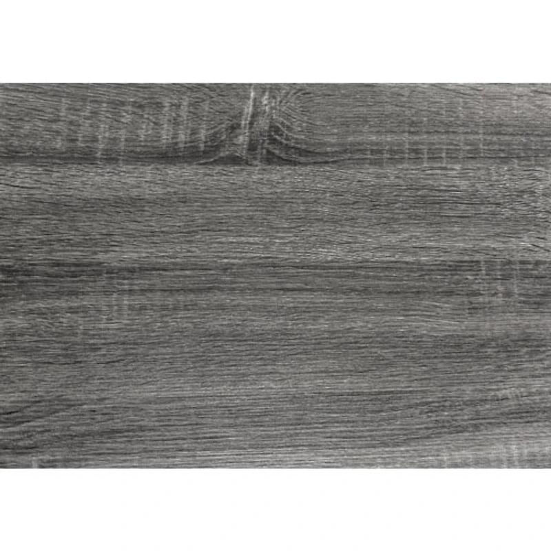 Table d'appoint rectangulaire moderne avec rangement ouvert de Monarch - Gris