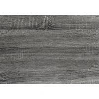 Table d'appoint rectangulaire moderne avec rangement ouvert de Monarch - Gris