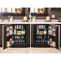 Whirlpool 5.1 Cu. Ft. Freestanding Bar Fridge (WUR50X24HZ) - Stainless Steel