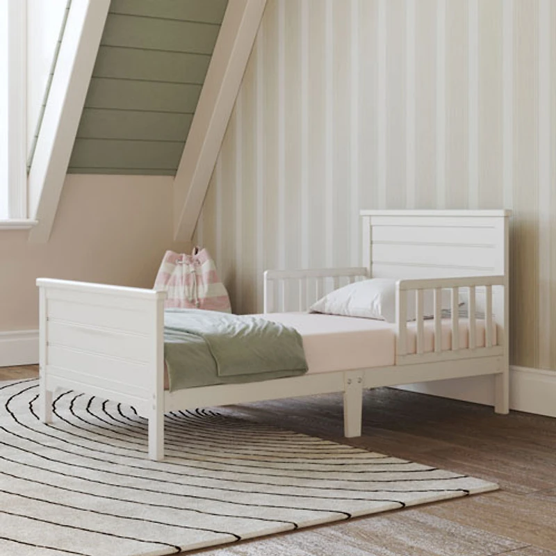 Forever Eclectic Woodland Traditional Kids Bed - Toddler - Brushed Cotton