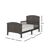 Lit traditionnel pour enfant Hampton de Forever Eclectic - Jeune enfant - Gris chic