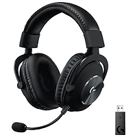 Casque de jeu sans fil avec microphone G Pro X LIGHTSPEED de Logitech - Noir