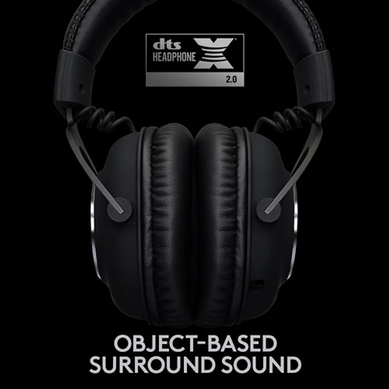 Casque de jeu sans fil avec microphone G Pro X LIGHTSPEED de Logitech - Noir