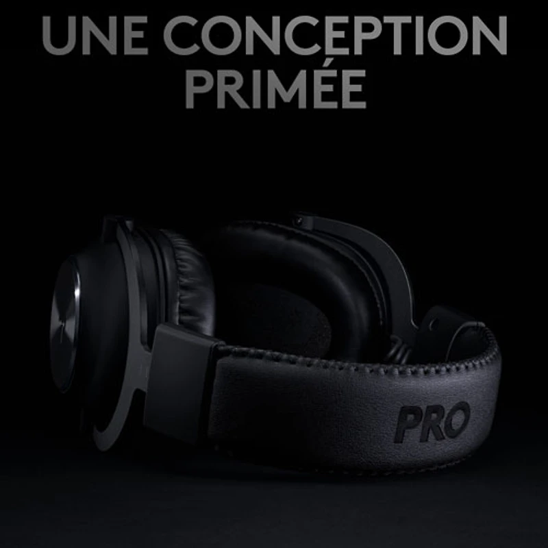 Casque de jeu sans fil avec microphone G Pro X LIGHTSPEED de Logitech - Noir