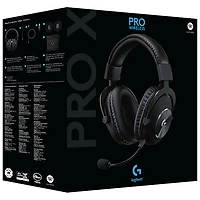 Casque de jeu sans fil avec microphone G Pro X LIGHTSPEED de Logitech - Noir