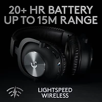 Casque de jeu sans fil avec microphone G Pro X LIGHTSPEED de Logitech - Noir