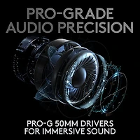 Casque de jeu sans fil avec microphone G Pro X LIGHTSPEED de Logitech - Noir