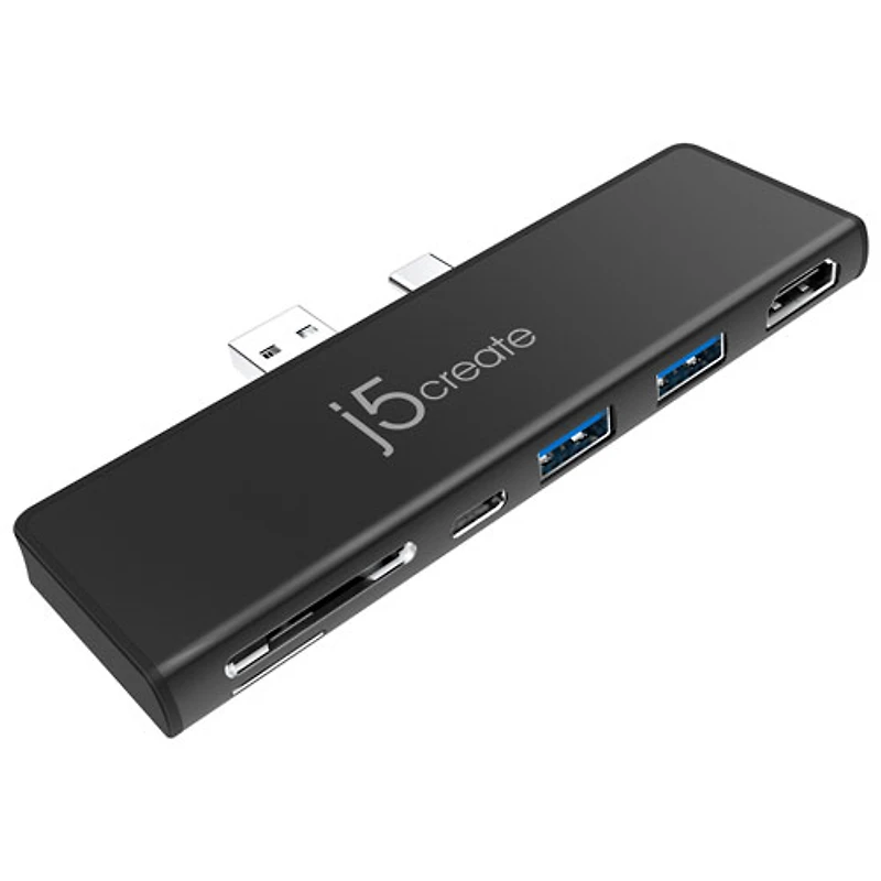j5create 7-in-1 UltraDrive Mini Dock for Surface Pro 7 (JCD324B)