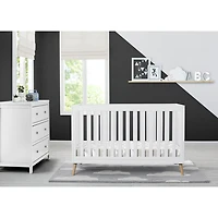 Lit de bébé convertible 4-en-1 Tucker de Delta Children - Blanc Bianca