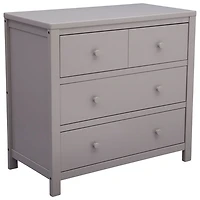 Delta Children Cambridge Modern 3-Drawer Kids Dresser - Grey