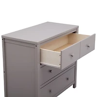 Delta Children Cambridge Modern 3-Drawer Kids Dresser - Grey