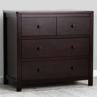 Delta Children Cambridge Modern 3-Drawer Kids Dresser - Dark Chocolate