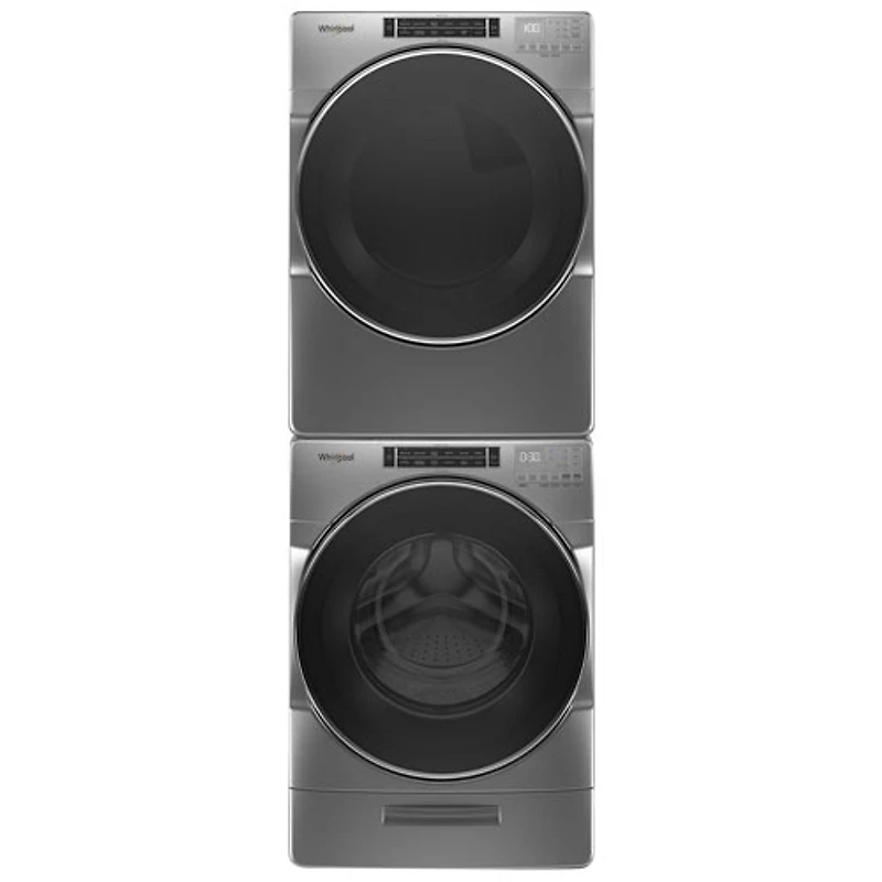 Laveuse à chargement frontal 5,8 pi³ de Whirlpool (WFW8620HC) - Ombre chromée