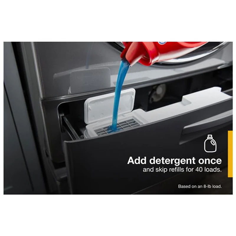 Laveuse à chargement frontal 5,8 pi³ de Whirlpool (WFW8620HC) - Ombre chromée
