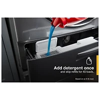 Laveuse à chargement frontal 5,8 pi³ de Whirlpool (WFW8620HC) - Ombre chromée