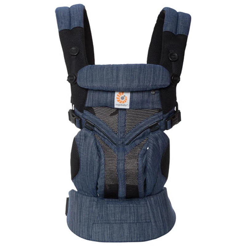 Porte-bébé en tissu maillé aéré à quatre positions Omni 360 Cool Air Mesh d'Ergobaby - Indigo