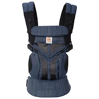 Porte-bébé en tissu maillé aéré à quatre positions Omni 360 Cool Air Mesh d'Ergobaby - Indigo