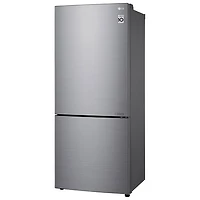 Réfrigérateur congélat. inférieur profondeur comptoir 14,7 pi³ 28 po LG (LBNC15251V)-Argenté platine